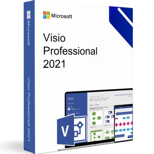 Microsoft Visio Professional 2021 (1 zařízení) (Aktivace online)