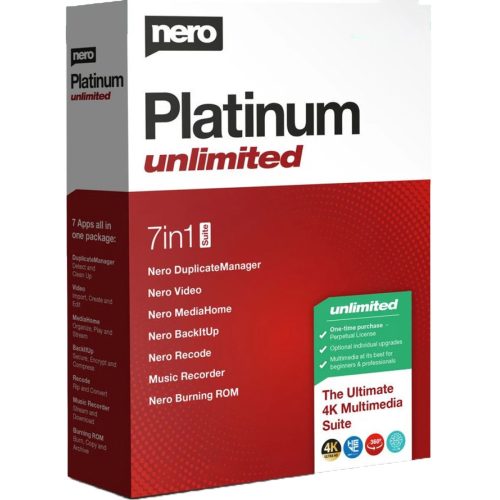 Nero Platinum Unlimited (1 zařízení / Lifetime)