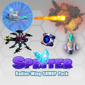 Spriter: Radius Wing SHMUP Animated Art Pack DLC (1 zařízení   Lifetime) (Steam)