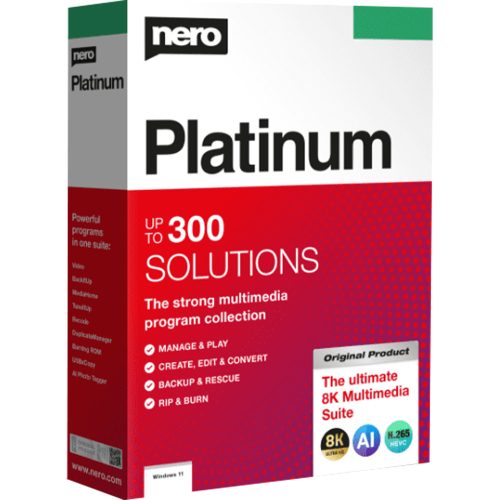 Nero Platinum Suite 2025 (1 zařízení   Lifetime)